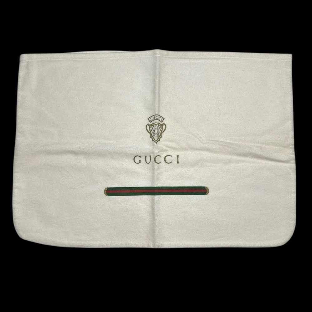 Gucci Dustbag - 19x13" - Openโ Ended No Drawstring - Flannel - Vintage
